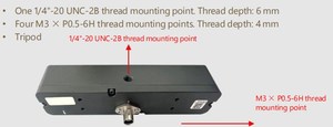 3Dデプスセンシングカメラ2.3MP CMOS AR0234CSデュアルカムベースライン100MM ADAS自律駆動ロボットFOV 120H 6軸IMU用 - Product Image 2