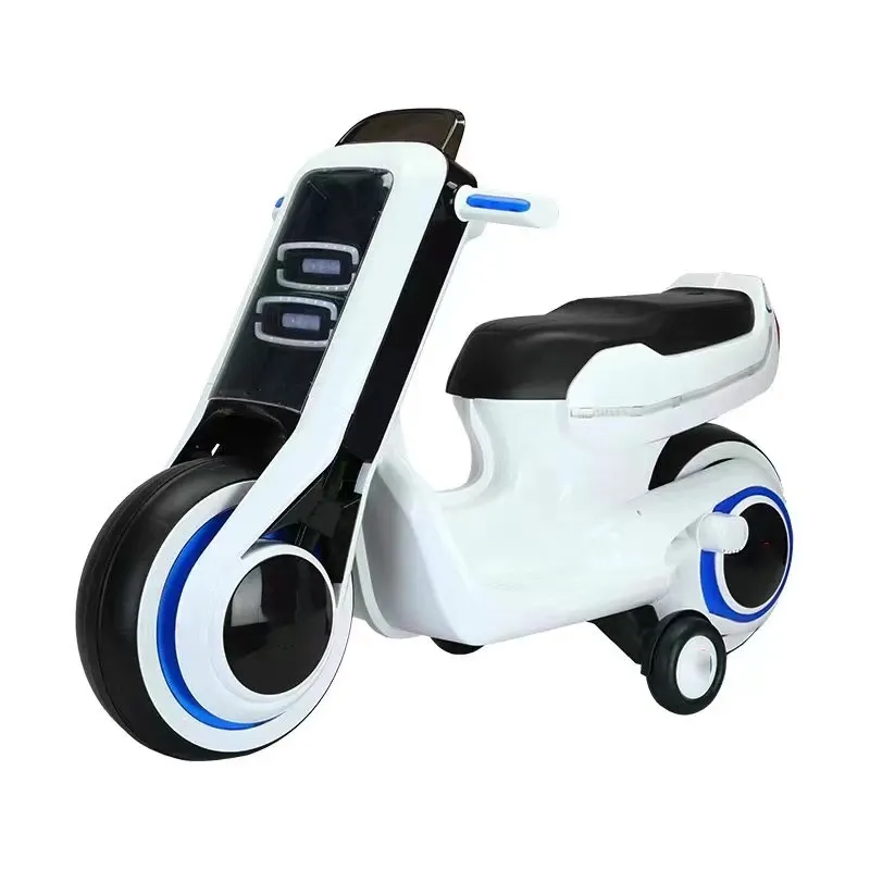 Motocicletta elettrica 2 ruote per bambini adatta per bambini di età compresa tra 3-10 anni grande batteria ricaricabile moto