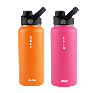 Biểu Tượng Tùy Chỉnh Sinh Thái Thân Thiện Với 32 Oz Thép Không Gỉ Phòng Tập Thể Dục Thể Thao Chai Nước Với Rơm Cho Ngoài Trời Bình Chân Không Nhiệt - Product Image 2