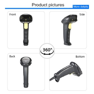 Escaneo automático de alta velocidad 1D 2D CMOS Imagen Lector de código de barras Escáner de código Qr de mano inalámbrico para supermercado - Product Image 2