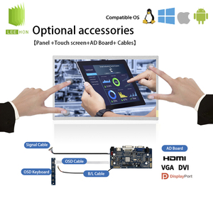 AUO 10.1インチ1024x600周りIPS工業用ハンドヘルドターミナルLCDディスプレイ10.1インチ容量タッチなしLCDモジュール - Product Image 2