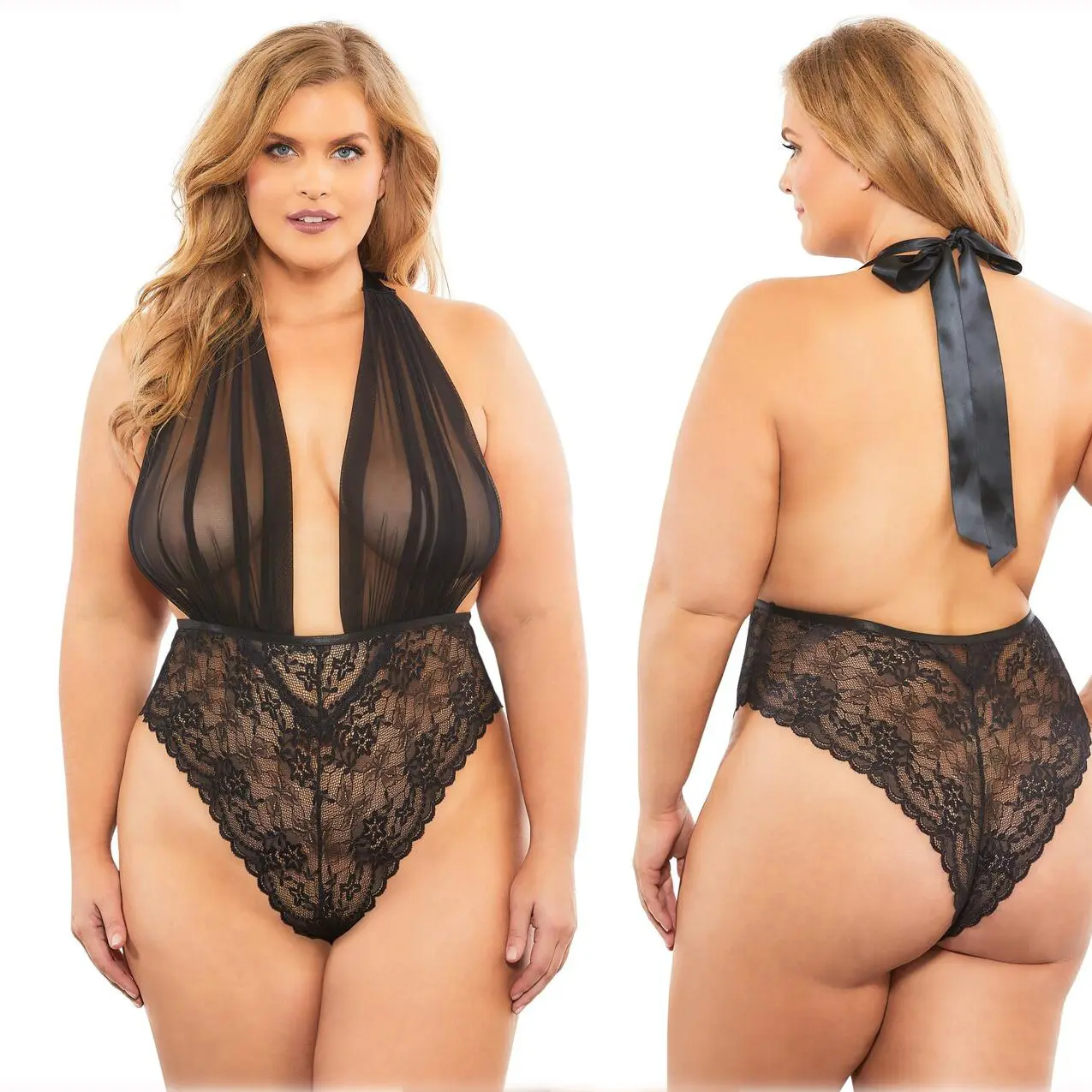 Di vendita calda plus size fat donne sexy lingerie biancheria intima in cravatta del legame delle donne di grandi dimensioni grasso delle signore biancheria intima sexy