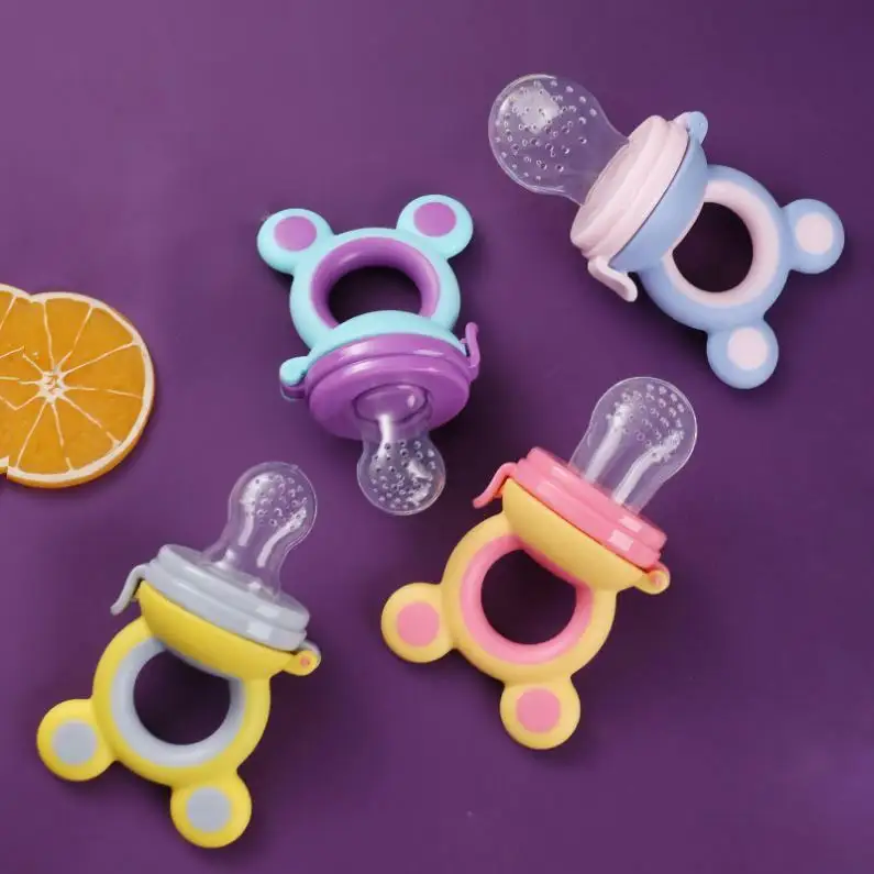 Fruit And Vegetable Bite Baby Food Supplement Fruit Bite Baby Pacifier Silicone Mesh Bag Fruit And Vegetable Wholesale