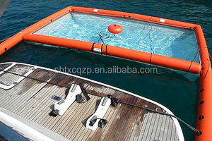 Gran oferta, piscina flotante inflable para exteriores de alta calidad para parque acuático con Red/piscina flotante a la venta - Product Image 4
