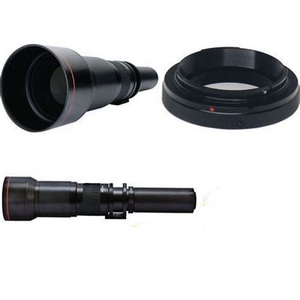 650-1300mm F/8-16望遠ズームレンズTマウント650-1300mm f/8-16長距離カメラレンズは2xテレコンバーター (= 650-2600mm) で動作します