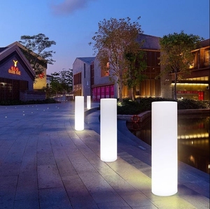 イベントディスプレイのアイデアLed Plinthコラムシリンドリックランプ夜のブランド表示サインのためのパーティー装飾 - Product Image 4