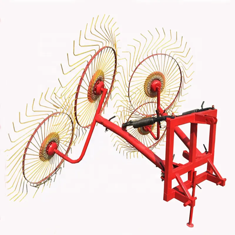 Macchine agricole falciatrice idraulica 6 dito ruota fieno rastrello per i trattori