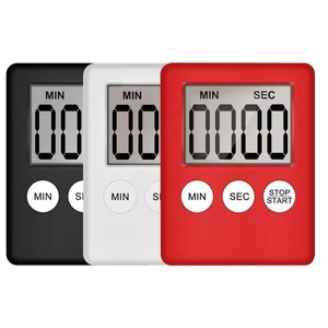 Timer magnetico da cucina cottura digitale per forno LCD Count up per conto alla rovescia allarme ad alto volume magnete orologio per dormire cucina - Product Image 1