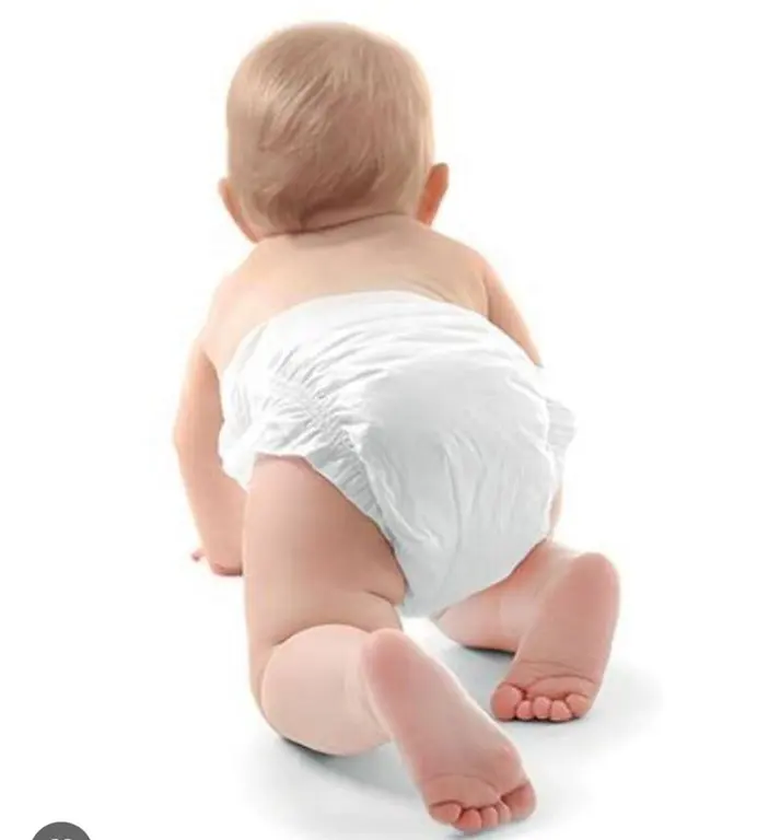Tã em bé thoáng khí dùng một lần không dệt vải mềm in kênh chống rò rỉ 3D