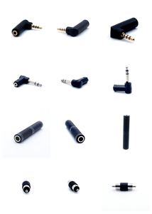 2极3.5毫米至RCA单声道音频连接器适配器3.5毫米公至RCA短1/8 AUX公引脚插头插孔3，5毫米RCA母适配器 - Product Image 5