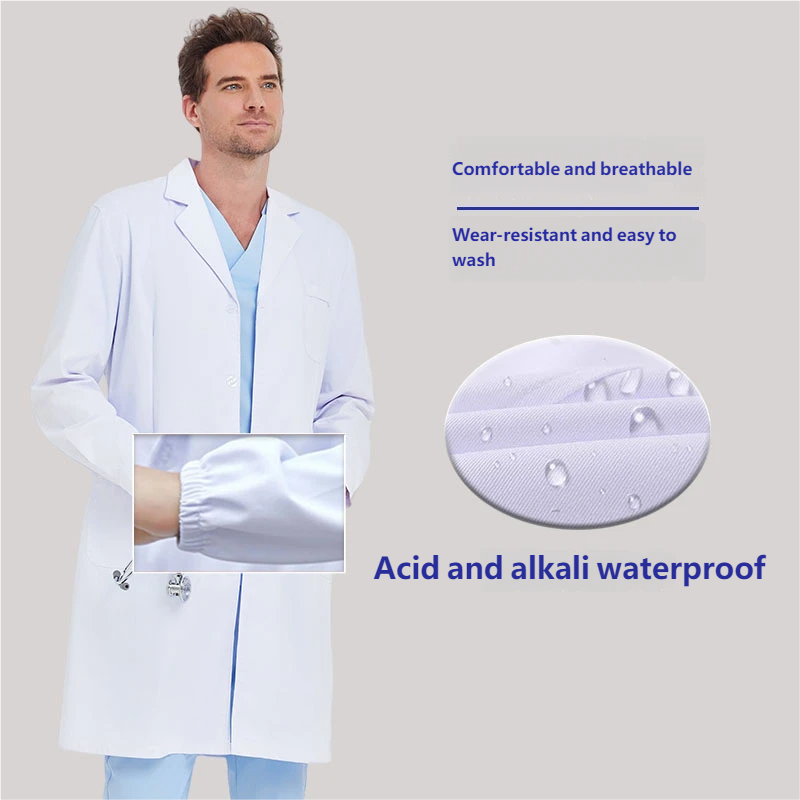 Uomo - Maniche elasticizzate - Resistente ad acidi e alcali