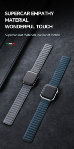 Yeni tasarım Alcantara saat kordonları için 44mm 40mm Smartwatches ultra-manyetik döngü kayışı Apple IWatch serisi 1-10 SE için uyumlu - Product Image 6