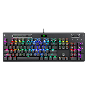 Hot Sell 104 Keys <strong>Programmable</strong> RGB Backlight USB Wired <strong>Mechanical</strong> Gaming <strong>Keyboard</strong> for Gamer Desktop PC Computer - Product Image 2