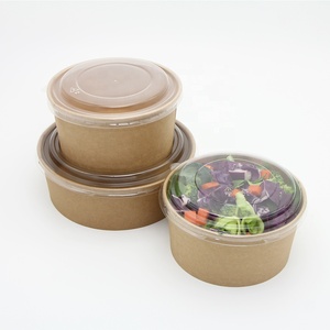 Fabricante de papel de embalagem descartável, tigela de salada de comida quente com tampa de plástico - Product Image 6