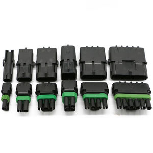 Hot Sale High Performance <strong>Delphi</strong> 6-Pin 12010975 12015797 Automotive <strong>Connector</strong> 1 2 3 <strong>4</strong> 6 Pin Rectangular <strong>Connector</strong> Male to Female - Product Image 6