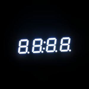 Белый цвет 0,39 дюймов 4-значный 7-сегментный светодиодный индикатор Houkem-3941-A/BW 14pin дисплей времени - Product Image 5