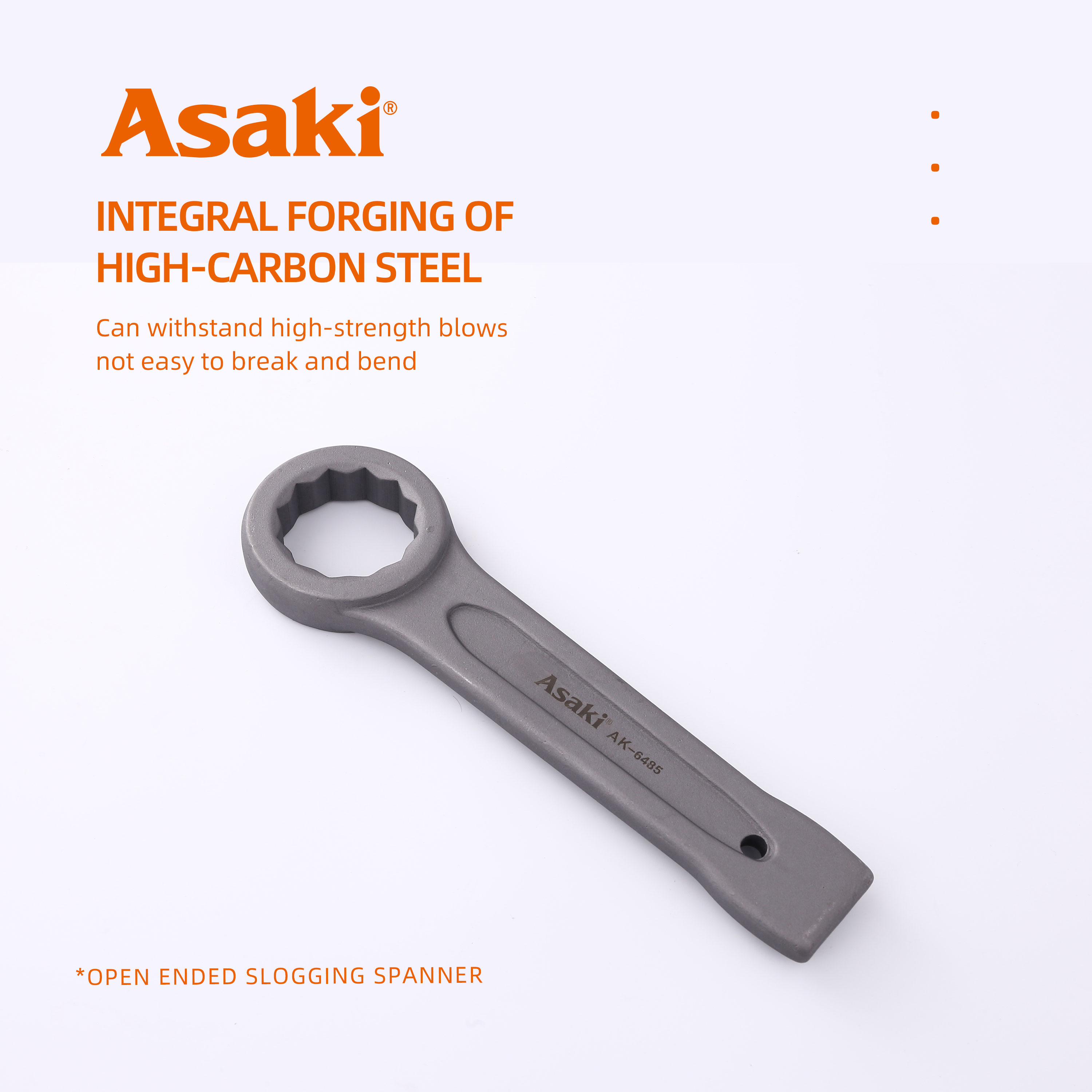 ASAKI SLOGGING OPEN END WRENCH SLOGGING RING  SPANNER