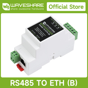 Waves hare Industrial Modbus RS485 Serieller Server, RS485 zu RJ45 Ethernet, TCP/IP zu Seriell, Rail-Mount-Unterstützung, POE-Funktion - Product Image 2