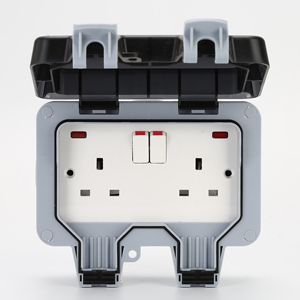 Presa interruttore impermeabile IP66 MP22-N 2 presa 2 presa banda 2 con luce rete NFC - Product Image 3