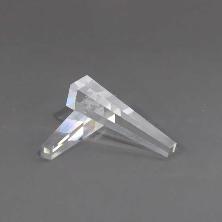 Custom Crystal Quartz Glass K9L Light Guide Rod Prism for Photography