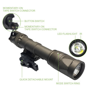 ยุทธวิธีM622V IRลูกเสือไฟLEDและIRเอาต์พุตWeaponlightพร้อมADM QD Mountการล่าสัตว์ไฟฉายDS07 สวิทช์SOTACเกียร์ - Product Image 3
