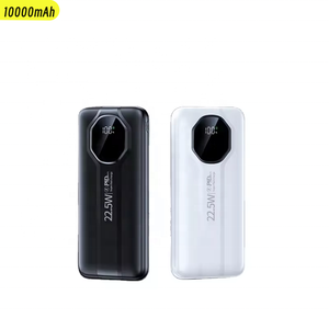 Estación de energía de carga rápida Banco de energía portátil 10000mAh 22,5 W QC3.0 Pantalla LED Universal Salida de 2 entradas PD Bancos de energía - Product Image 1