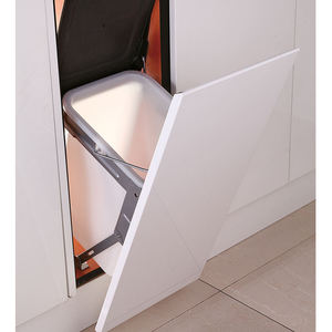 Gabinetes de fregadero de cocina de tracción automática de alta calidad TKK con cubos de basura de PP integrados, contenedores de basura - Product Image 1