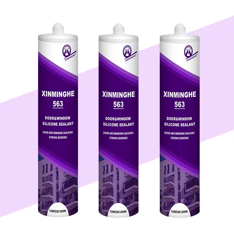 Trong Suốt Dễ Dàng Con Dấu Không Thấm Nước Đá Trang Trí Xây Dựng Dính Nâu Siliconized Hộ Gia Đình Silicone Mastic Sealant