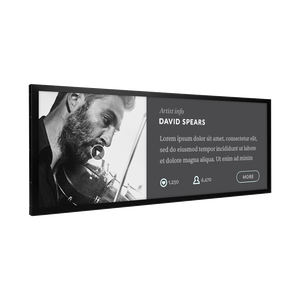 36.2&quot; 36.6&quot; 36.8&quot; 38&quot; 38.2&quot; 39&quot;inch Bar Type Lcd <strong>Display</strong> Monitor Screen Signage Shelf Edge Lcd <strong>Display</strong> Digital Signage Stretched - Product Image 2