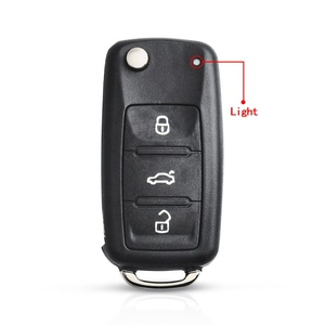 Car <strong>Key</strong> Shell <strong>Flip</strong> <strong>Key</strong> with LED Light for VW Golf Jetta Polo Scirocco Tiguan Touran Car <strong>Key</strong> Accessories - Product Image 1
