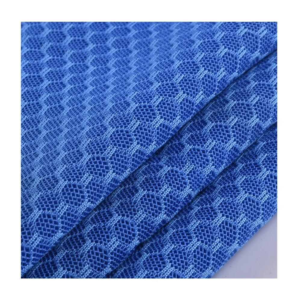 100% Polyester 380g/m² Fußball loch 3D Air Mesh Stoff Sandwich Mesh Stoff für Mesh Sneaker Athletic Wear