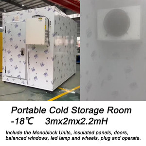 -18C Movable <strong>Chiller</strong> Room Portable Container Cold Storage Room Monoblock Walking-in Fast Cooling Energy Saving <strong>AC</strong> Electric 2HP - Product Image 6