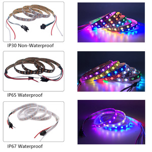 USB-<span class=keywords><strong>LED</strong></span>-Streifen RGB WS2812B Adressierbares <span class=keywords><strong>Pixel</strong></span> band Symphony RGB-Lichtst reifen Dekor Landschafts fernbedienung IP67/IP65 PVC-Leiterplatte