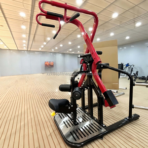 Profesyonel en iyi çok fonksiyonlu spor ekipmanları tam Set ürün Lat Pulldown makinesi plaka yüklü makineleri spor salonu için - Product Image 6
