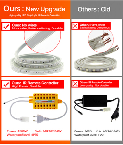 60led กับ IR ควบคุมระยะไกล IP67กันน้ำกลางแจ้งใช้ที่มีความยืดหยุ่นแสง RGB 50เมตร100เมตรชุด220โวลต์ RGB นำแถบ - Product Image 2