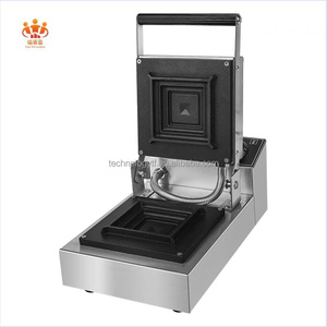 自动固定迷你华夫饼机早餐烤面包机电动帕尼尼烤架不粘三明治机 - Product Image 1