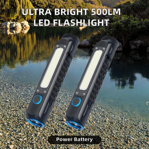 Nhôm có thể sạc lại cơ thể Đèn pin 500lm LED chiến thuật không thấm nước - Product Image 3