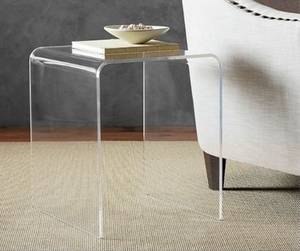 Nesting Lucite Coffee <strong>Table</strong> Modern Clear Acrylic Side <strong>Table</strong> <strong>3</strong> Pack <strong>Table</strong> <strong>Set</strong> - Product Image 5