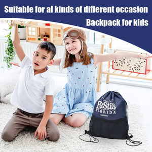 Bolsas con cordón de nailon con estampado ecológico Embalaje Bolsa con cordón con logotipo de impresión personalizada - Product Image 5