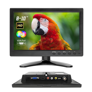 8-10 ''IPS FHD 1024*600 Estuche para monitor de pantalla táctil Altavoces incorporados duales Táctil suave sensible Compatible con entrada VGA USB - Product Image 1