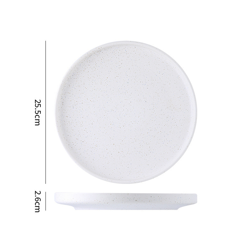 piatto bianco da 10 pollici