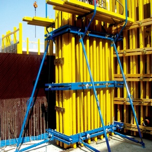 A coluna quadrada de aço do zulin grampos o molde com a parte SGS certificada do andaime do suporte do impulso pull