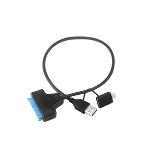 SATA to <strong>USB</strong> Cable 2 in 1 <strong>USB</strong> 3.0 Type-C to SATA III Adapter for 2.5 Inch SSD HDD Hard Disk Drive Adapter - Product Image 3