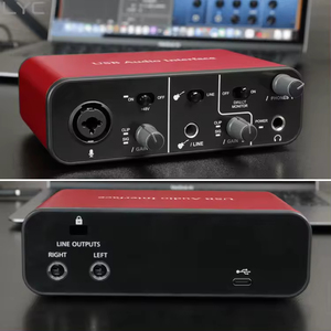 Professional Factory Sound Card Studio Recording <strong>Audio</strong> <strong>Interface</strong> with <strong>MIDI</strong> - Product Image 4