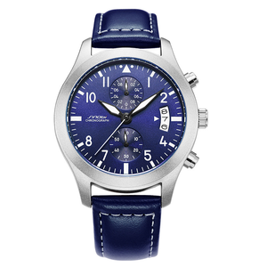 Men's Waterproof Multifunctional Quartz <strong>Watch</strong> with Genuine Leather Wristband Business-Style Mechanical <strong>Watch</strong> for Men - Product Image 4