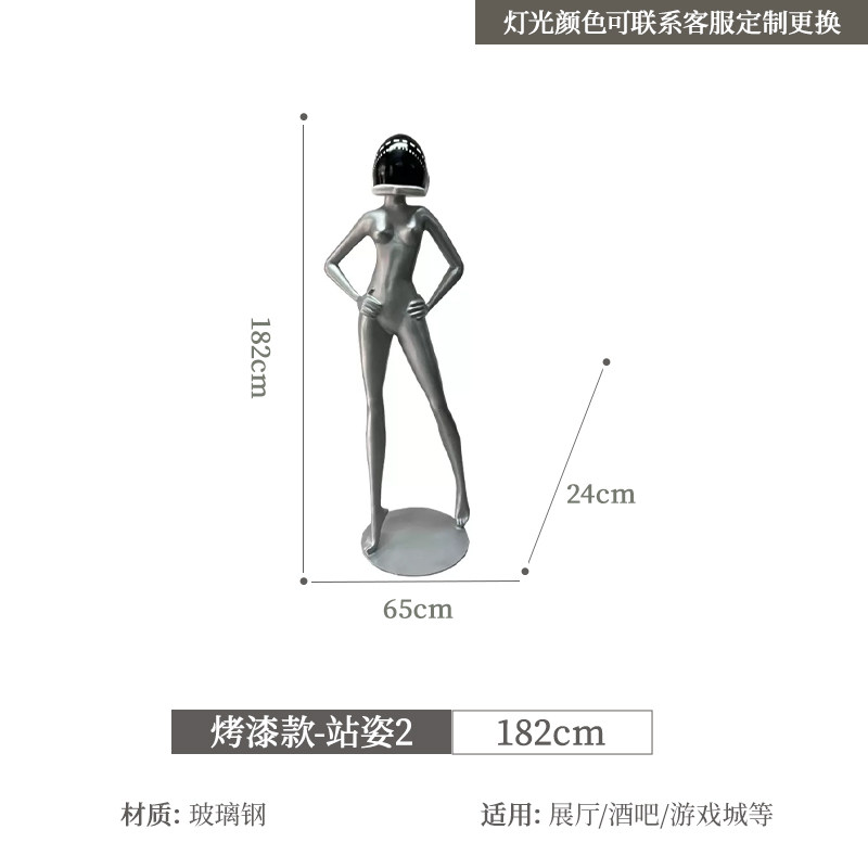 Standing style 2-paint effect