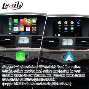 เข็มไปยังขา Apple Carplay ไร้สายสำหรับ Infiniti M37 M56 2011-2020 QX G M... ด้วยแผนที่ Google, Android อัตโนมัติ - Product Image 2
