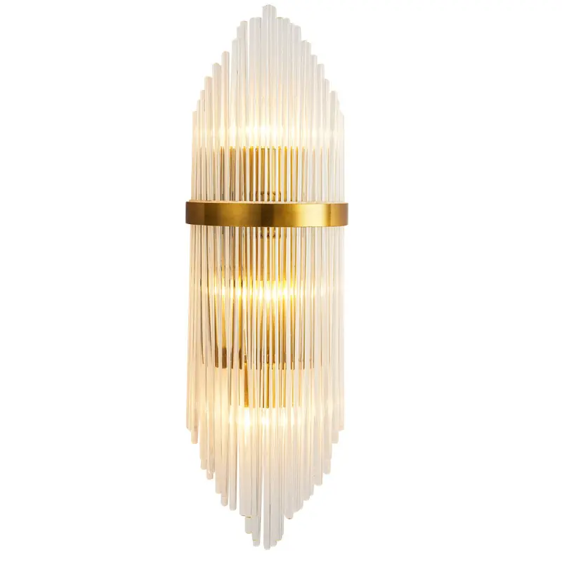 Lámpara de pared de lujo moderna, lámparas decorativas de Interior para iluminación de sala de estar del hogar