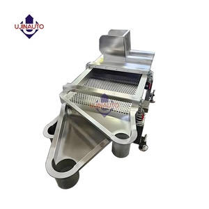 UJINAUTO 1-5 Separadores de pantalla de gravedad de vibración lineal Máquina de procesamiento de semillas de soja Motor Máquina clasificadora de vibración lineal - Product Image 1