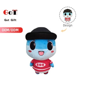 סיטונאי Custom 100% אורגני טבעי רך כותנה ממולא בעלי חיים בפלאש ממולא בעלי חיים לילדים